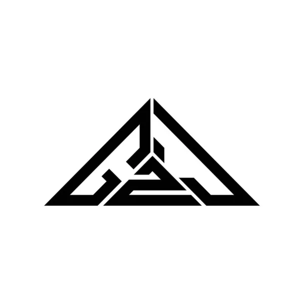Logo Literowe Gzj Kreatywny Design Grafiką Wektorową Gzj Proste Nowoczesne — Wektor stockowy