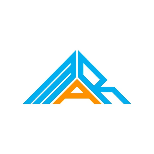 Mar Lettre Logo Design Créatif Avec Graphique Vectoriel Mar Logo — Image vectorielle