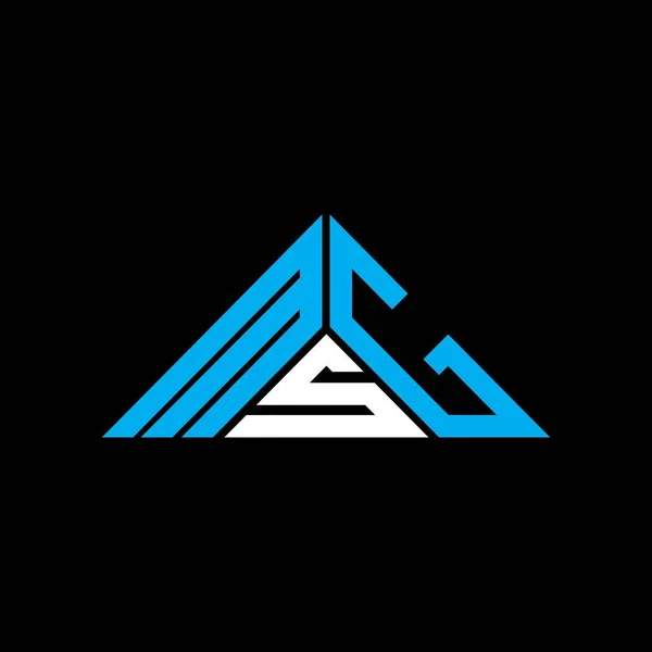 Креативный Дизайн Логотипа Векторной Графикой Простой Современный Логотип Форме Треугольника — стоковый вектор