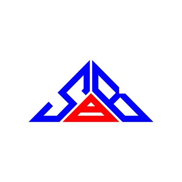 Diseño Creativo Del Logotipo Letra Sbb Con Gráfico Vectorial Logotipo — Archivo Imágenes Vectoriales