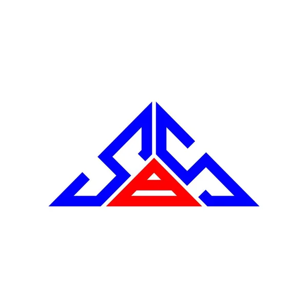 Sbs Буква Логотип Творческий Дизайн Векторной Графикой Sbs Простой Современный — стоковый вектор