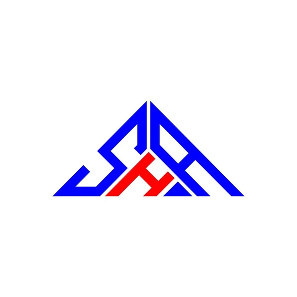 Diseño Creativo Del Logotipo Letra Sha Con Gráfico Vectorial Logotipo — Archivo Imágenes Vectoriales