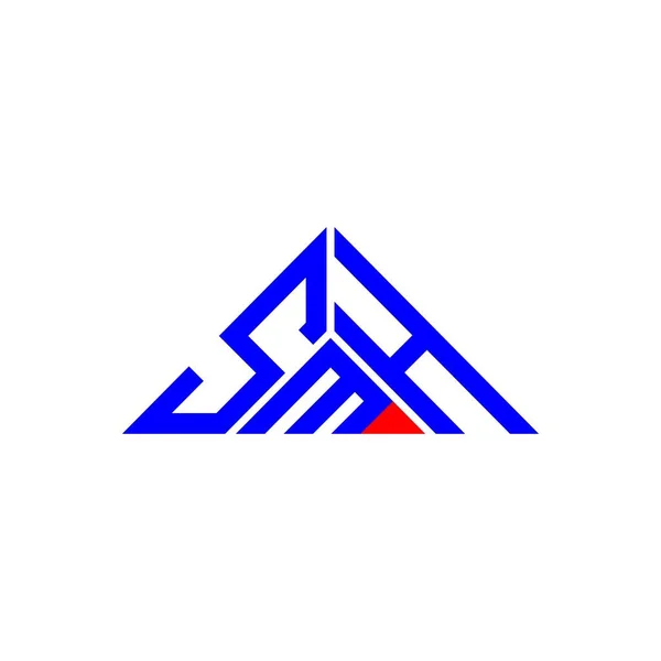 Smh Brief Logo Kreatives Design Mit Vektorgrafik Smh Einfaches Und — Stockvektor