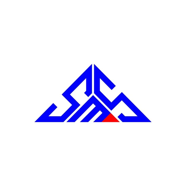 Diseño Creativo Del Logotipo Letra Sms Con Gráfico Vectorial Logotipo — Archivo Imágenes Vectoriales