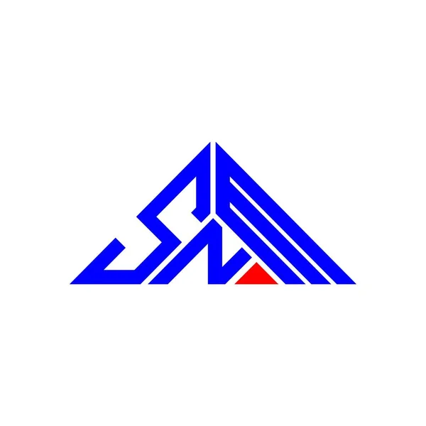 Diseño Creativo Del Logotipo Letra Snm Con Gráfico Vectorial Logotipo — Archivo Imágenes Vectoriales