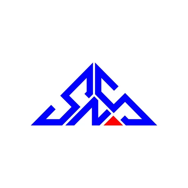 Diseño Creativo Del Logotipo Letra Sns Con Gráfico Vectorial Logotipo — Archivo Imágenes Vectoriales