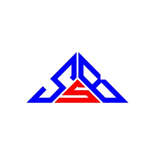 Diseño Creativo Del Logotipo Letra Ssb Con Gráfico Vectorial Logotipo — Archivo Imágenes Vectoriales