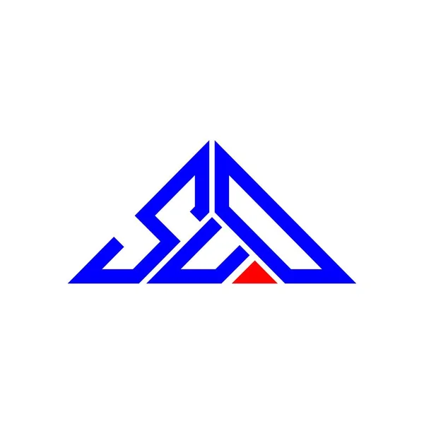 Diseño Creativo Del Logotipo Letra Sud Con Gráfico Vectorial Logotipo — Archivo Imágenes Vectoriales