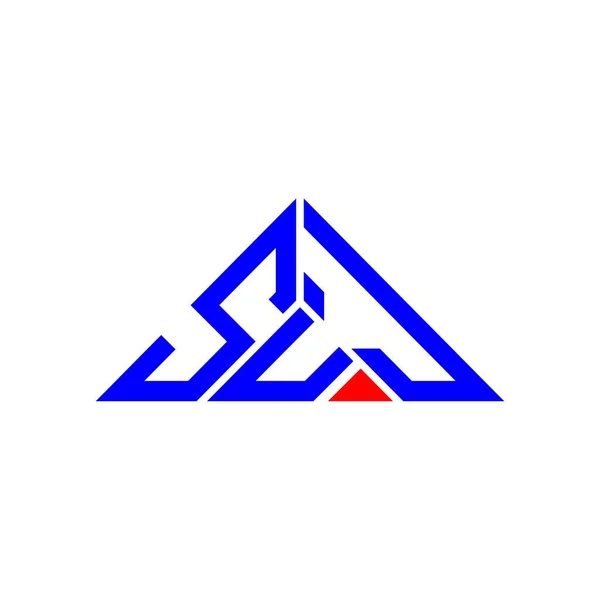 Diseño Creativo Del Logotipo Letra Suj Con Gráfico Vectorial Logotipo — Archivo Imágenes Vectoriales