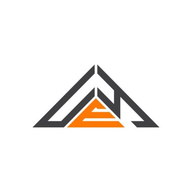 UEY harfi logo yaratıcı tasarımı vektör grafik, UEY basit ve modern logo üçgen şeklinde.
