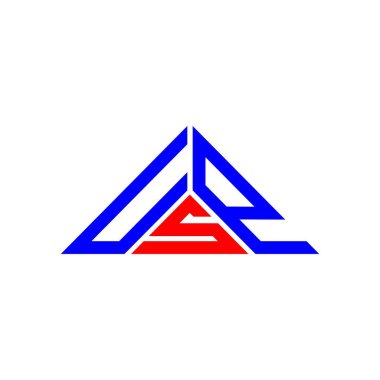 USP harf logosu yaratıcı tasarımı vektör grafik, USP basit ve modern logo üçgen şeklinde.