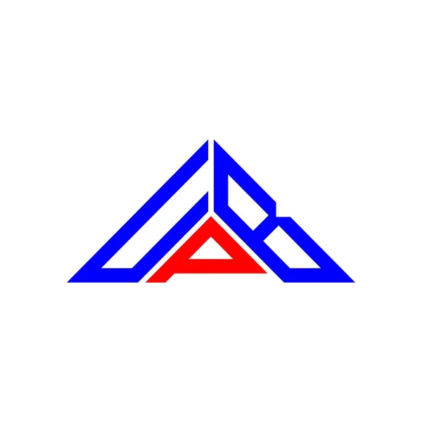 Diseño Creativo Del Logotipo Letra Upb Con Gráfico Vectorial Logotipo — Archivo Imágenes Vectoriales