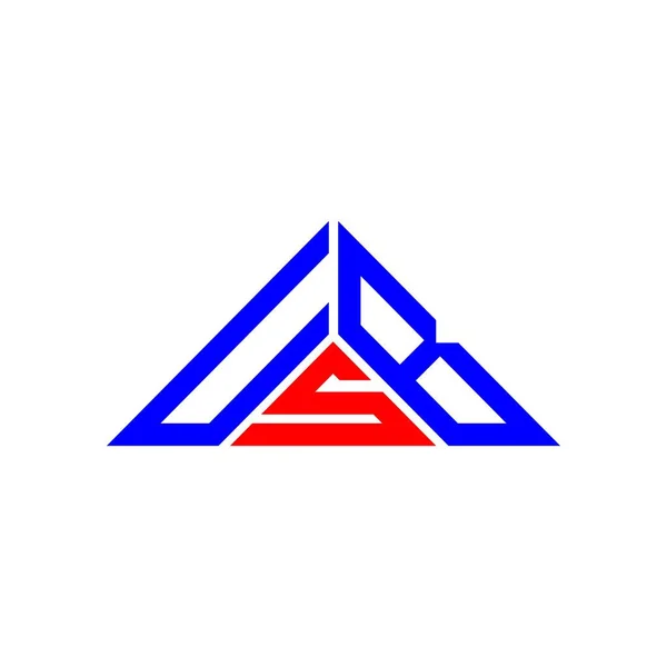 Diseño Creativo Del Logotipo Letra Usb Con Gráfico Vectorial Logotipo — Archivo Imágenes Vectoriales