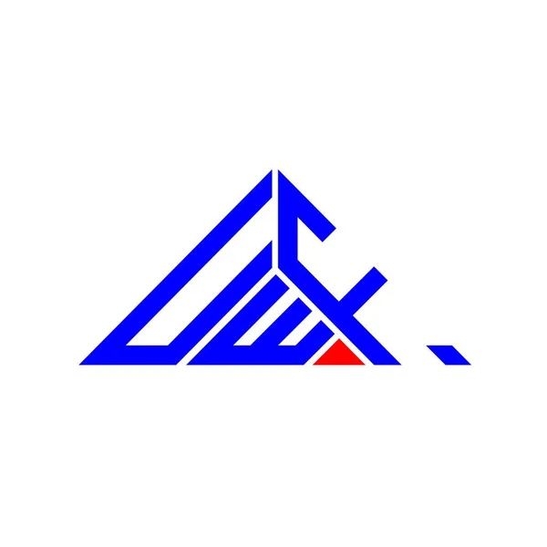 Diseño Creativo Del Logotipo Letra Uwf Con Gráfico Vectorial Logotipo — Archivo Imágenes Vectoriales