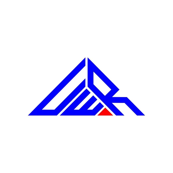 Diseño Creativo Del Logotipo Letra Uwr Con Gráfico Vectorial Logotipo — Archivo Imágenes Vectoriales