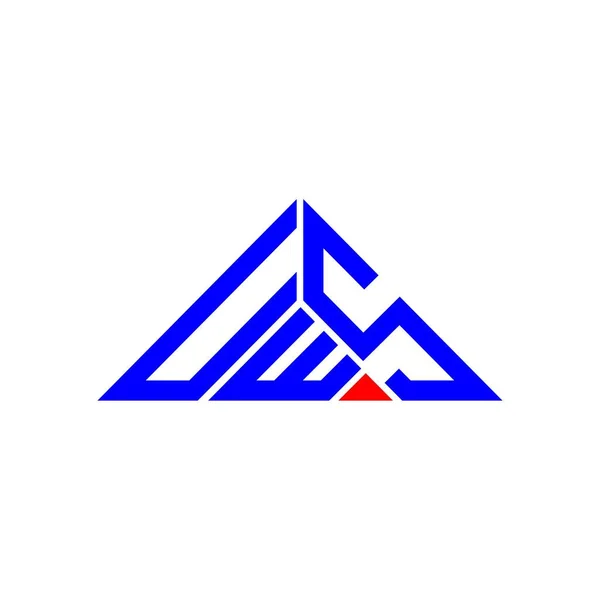 Diseño Creativo Del Logotipo Letra Uws Con Gráfico Vectorial Logotipo — Archivo Imágenes Vectoriales
