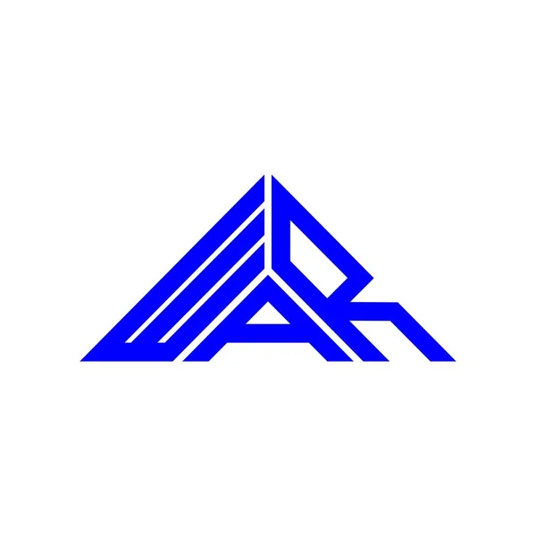 War Písmeno Logo Kreativní Design Vektorovou Grafikou War Jednoduché Moderní — Stockový vektor