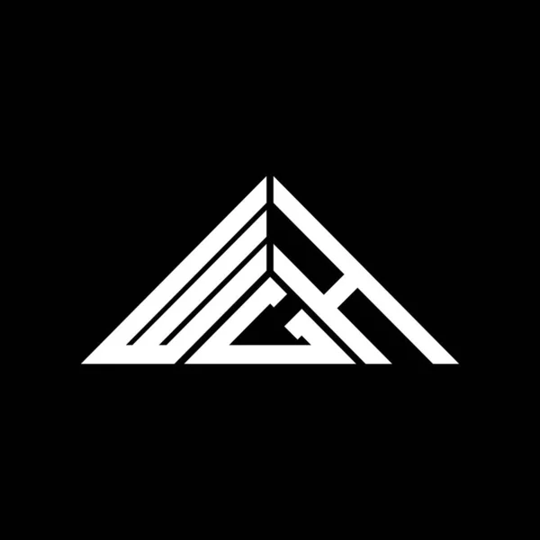 Diseño Creativo Del Logotipo Letra Wgh Con Gráfico Vectorial Logotipo — Vector de stock