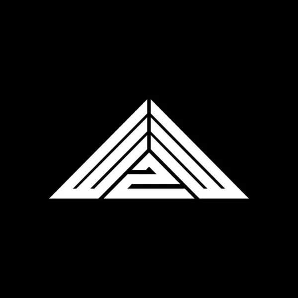 Diseño Creativo Del Logotipo Letra Wzw Con Gráfico Vectorial Logotipo — Archivo Imágenes Vectoriales