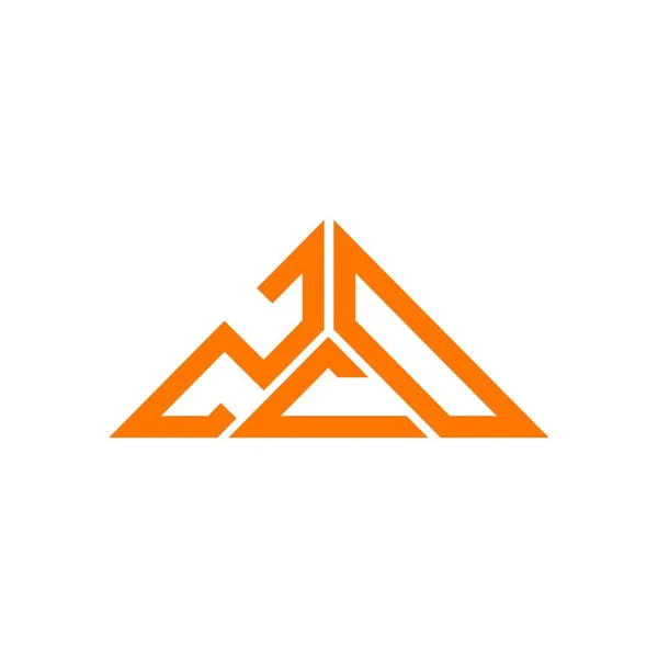Zcd Γράμμα Λογότυπο Δημιουργικό Σχεδιασμό Vector Graphic Zcd Απλό Και — Διανυσματικό Αρχείο