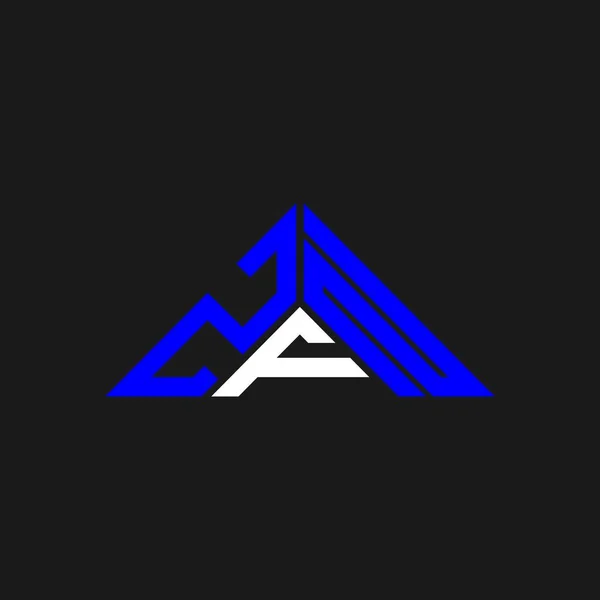 Zfn Letter Logo Creatief Design Met Vector Grafisch Zfn Eenvoudig — Stockvector