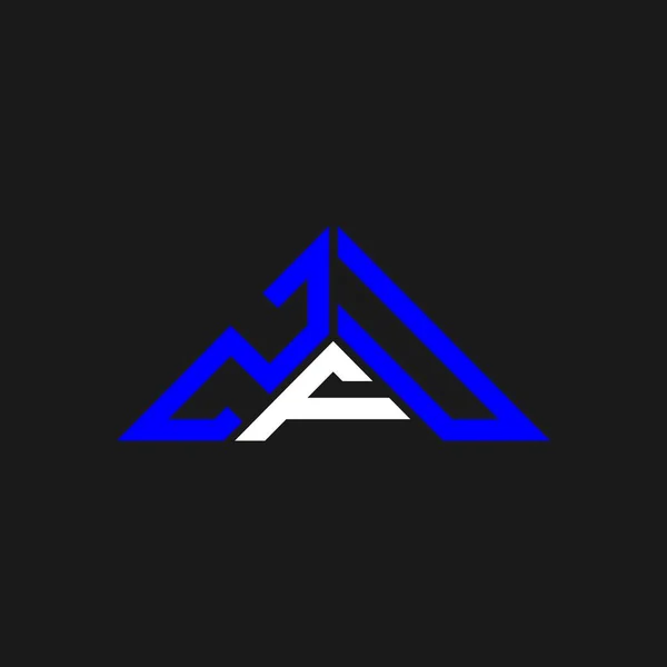 Zfu Letter Logo Creatief Design Met Vector Graphic Zfu Eenvoudig — Stockvector