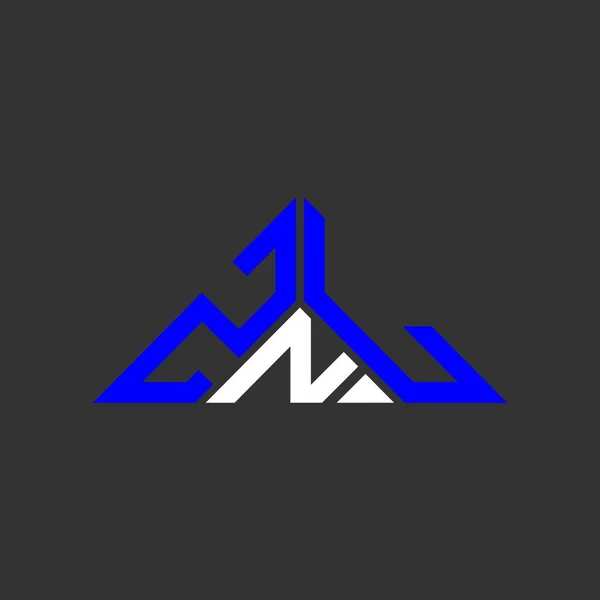 Znl字母标志创意设计与矢量图形 Znl简单现代的三角形标志 — 图库矢量图片
