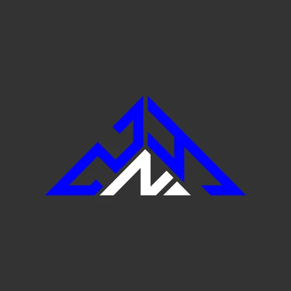 Zny Harf Logosu Yaratıcı Tasarım Vektör Grafik Zny Basit Modern — Stok Vektör