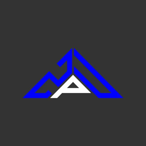 Diseño Creativo Del Logotipo Letra Zpu Con Gráfico Vectorial Logotipo — Vector de stock
