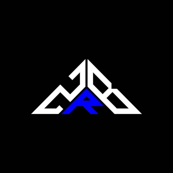 Zrb Літерний Логотип Творчого Дизайну Векторною Графікою Zrb Простий Сучасний — стоковий вектор