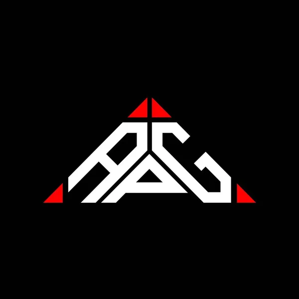 Apg Letter Logo Creative Design Vector Graphic Apg Simple Modern — Stok Vektör