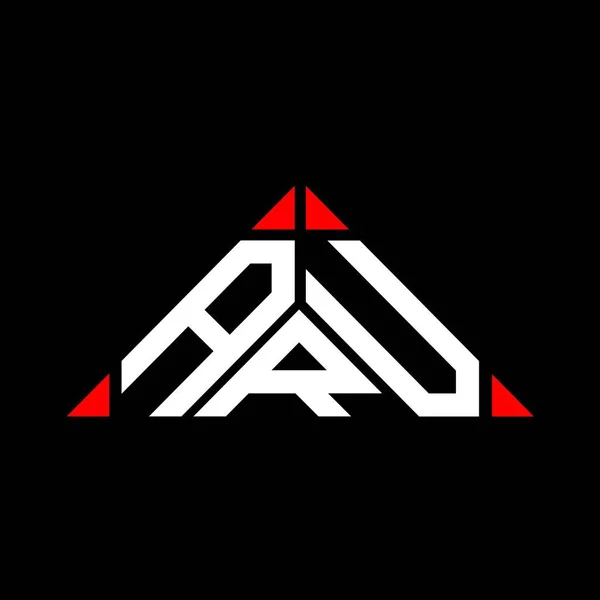 Aru Letter Logo Creative Design Vector Graphic Aru Simple Modern — Image vectorielle