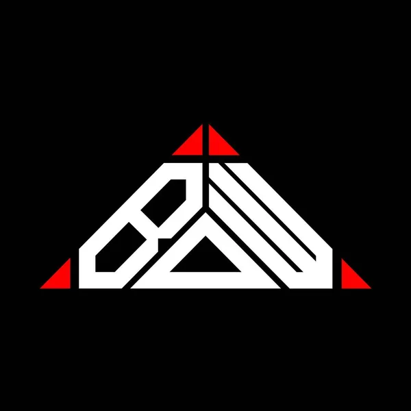 Bow Carta Logotipo Design Criativo Com Vetor Gráfico Bow Logotipo —  Vetores de Stock