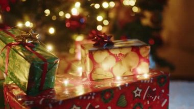 Evde Noel ağacı var.