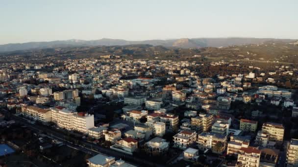 Aerial of Locri, μια ιταλική πόλη στην Καλαβρία — Αρχείο Βίντεο