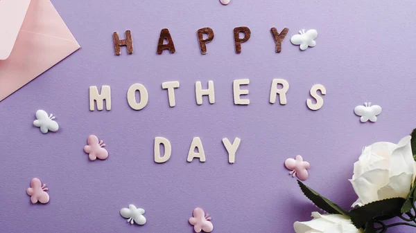 Latar belakang ungu Hari Ibu Ungu — Stok Foto
