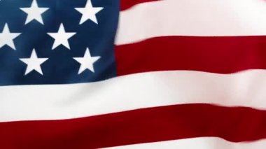 Anma Günü için dalgalanan Amerikan bayrağı