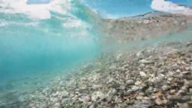 Sardunya 'da sakin deniz dalgaları, Ağır çekim