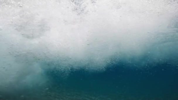 Bolhas Debaixo Água Mar Tiro Estático — Vídeo de Stock