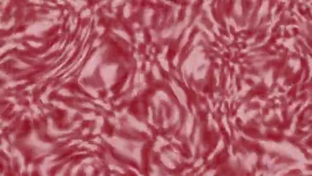 Pink red texture resembling moving tissue under the microscope. Organics texture. Red moving blobs. Abstract animation, motion graphics. — Stock Video