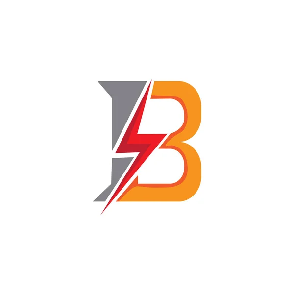 Logotipo Ilustración Eléctrica Con Plantilla Diseño Creativo Color — Vector de stock