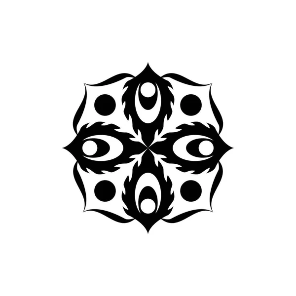 Patrón Circular Mandala Ornamento Vector Redondo — Vector de stock