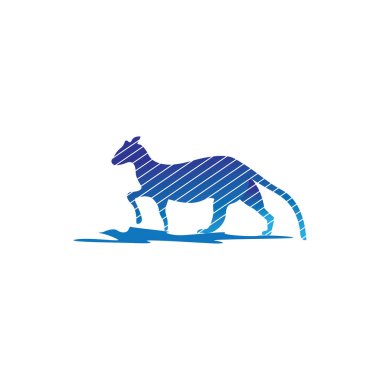 Kaplan logosu clipart tasarım vektörü