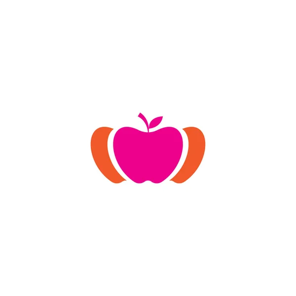 Apple Λογότυπο Χρώμα Διάνυσμα Δημιουργική Σχεδίαση Εικονογράφηση — Διανυσματικό Αρχείο