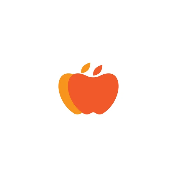 Apple Logo Color Vector Creative Design Illustration — Image vectorielle