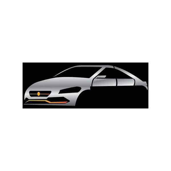 Логотип Автомобіля Простий Дизайн Ілюстрація Вектор — стоковий вектор