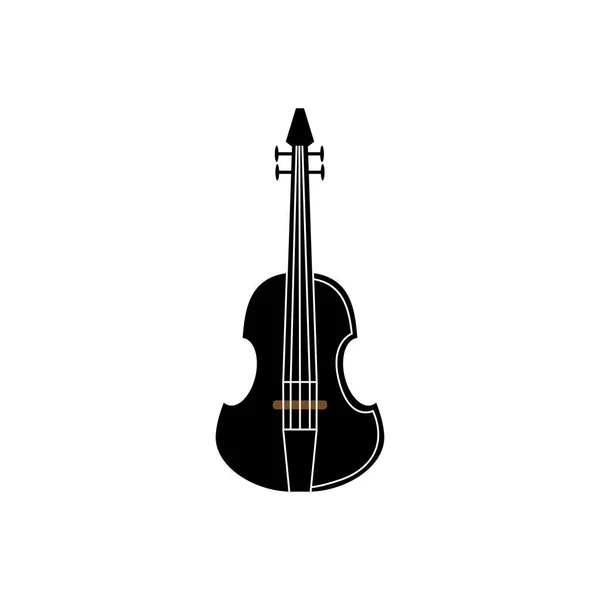 Símbolo Sinal Vetor Projeto Ilustração Logotipo Ícone Violino —  Vetores de Stock