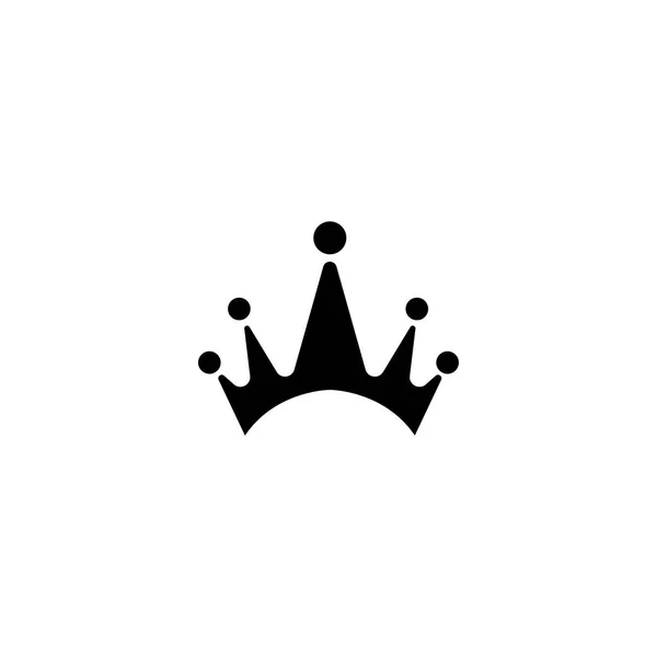 Koning Logo Pictogram Illustratie Kroon Ontwerp Vector — Stockvector