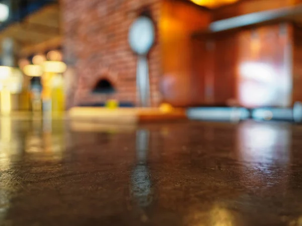 Table Top Cafe Restaurant Interior Blur Background — 스톡 사진