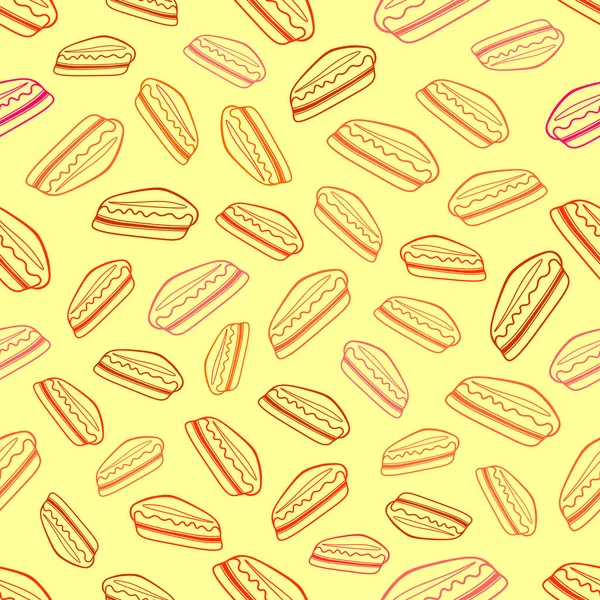 Cheesecake Impress Even Most Capricious Seamless Pattern Colored Background Vector — Vetor de Stock